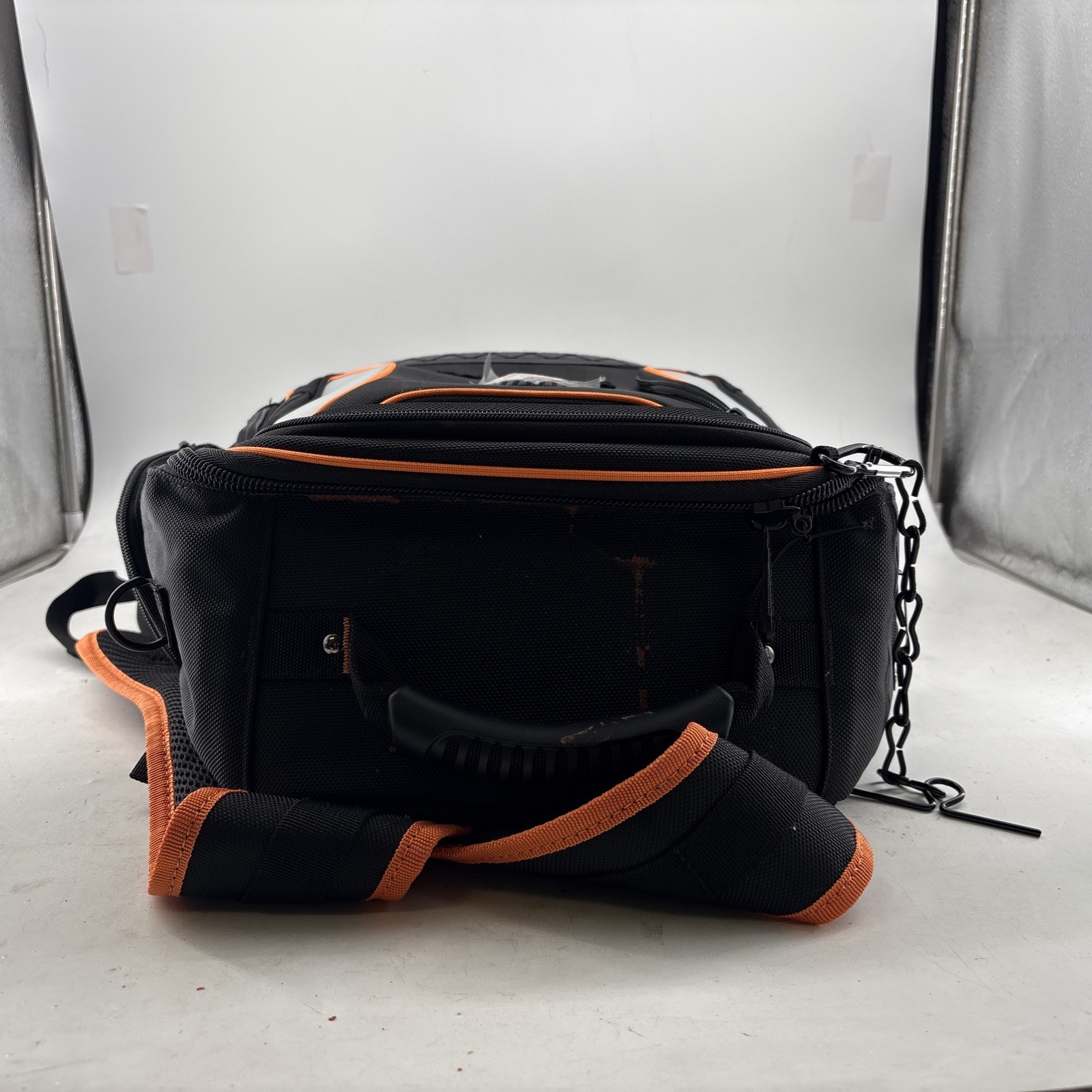 Tradesman Pro 28-Pocket Tool Backpack with Charging Port & Durable Bottom (A583)