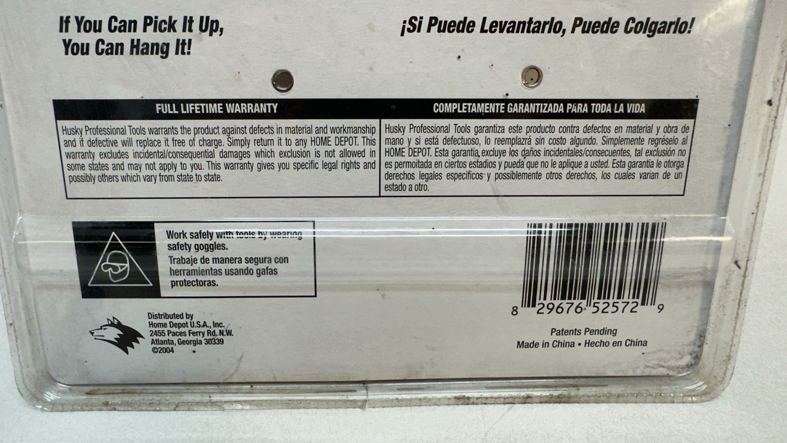Husky 416907 Heavy Duty Hang-Alls 36 inch Straps 3 pack Up to 300 lbs