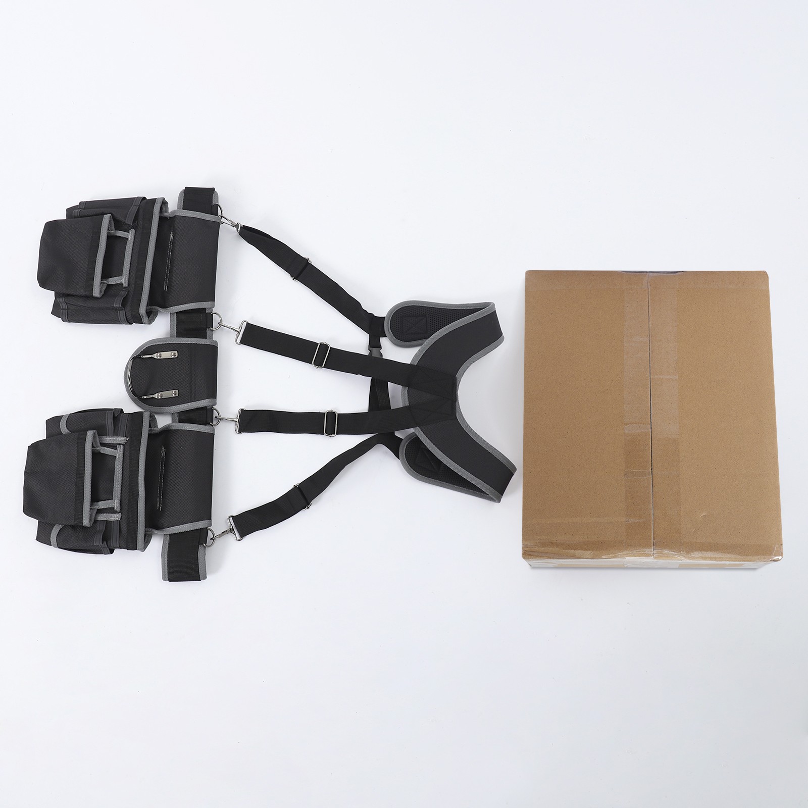 Tool Belt with Suspenders Multifunctional Electrician Tool Bag Heavy Duty Tool