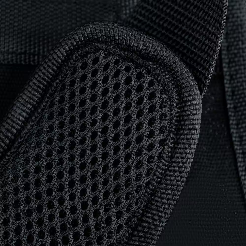 Husky 23 In. 16-Pocket Black Canvas Bib Tool Work Apron
