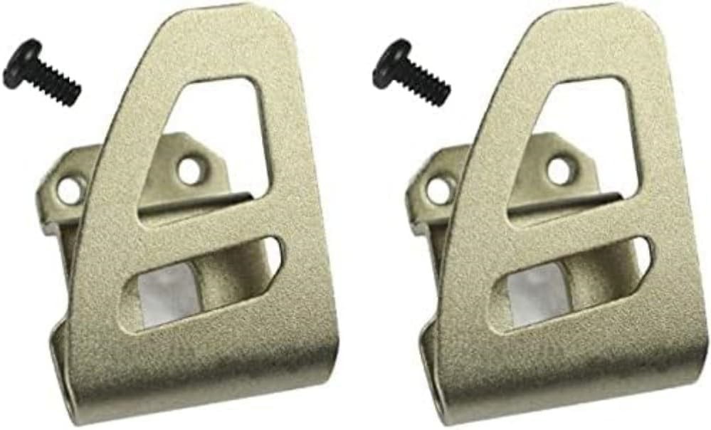 Upgrade Your Tools: 2PCS Metal Belt Clip Hooks with Free Screw for Easy Access