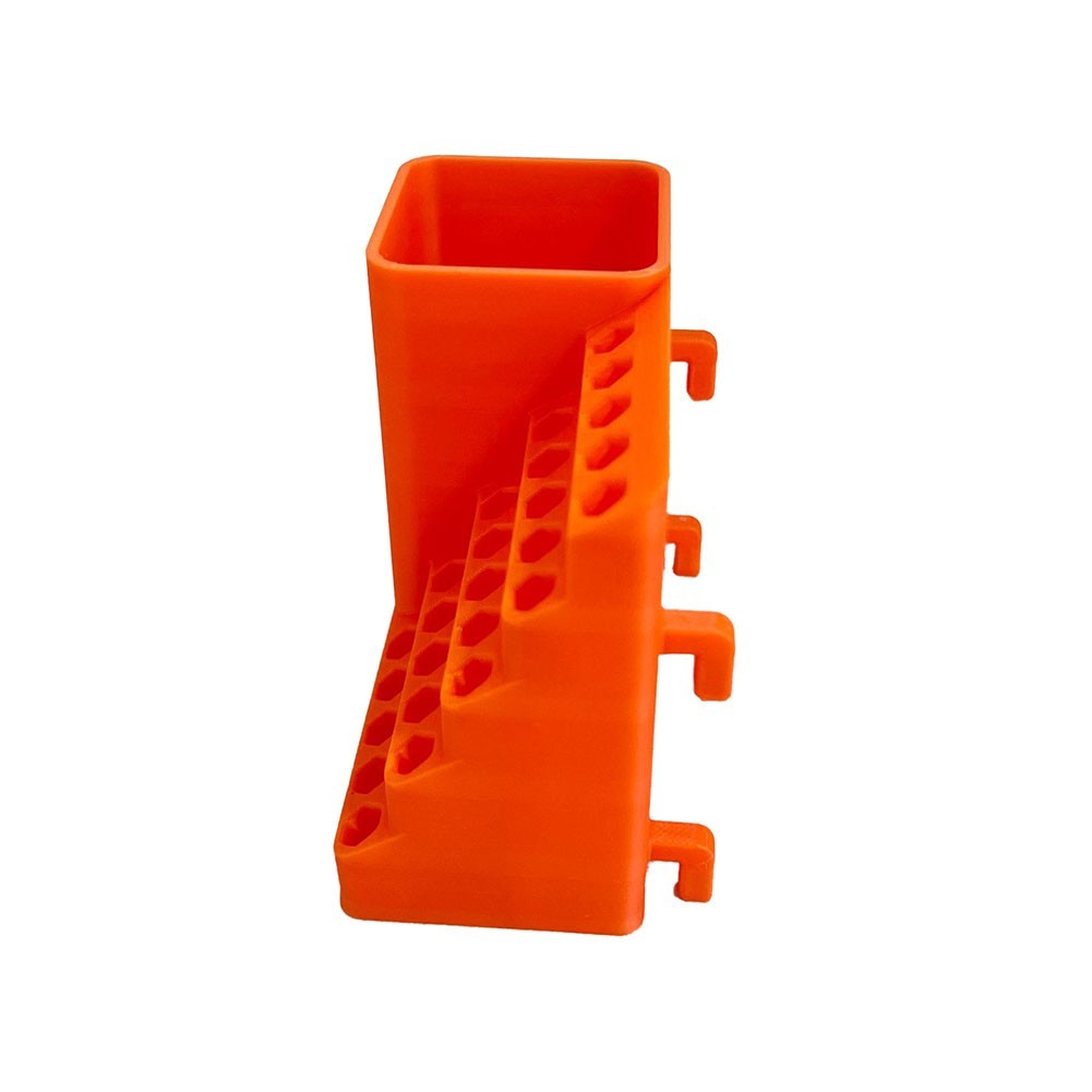 Orange Wall Mount Screwdriver Organizer Heavy Duty 25/50 Hole PP Plastic