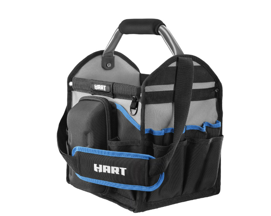 HART 12-inch Tool Tote with Rotating Handle
