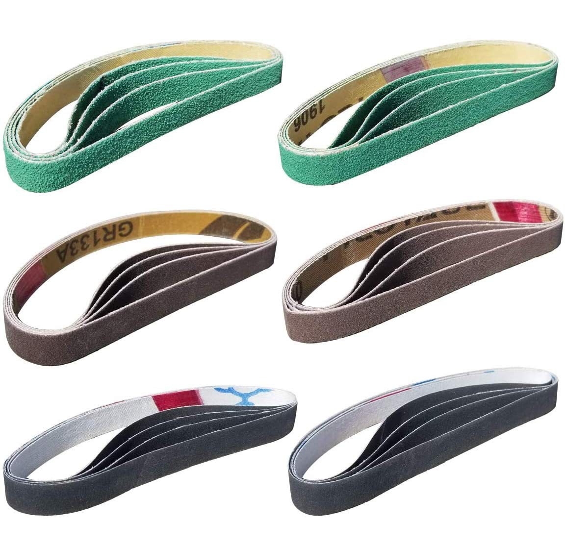 24 Pcs 1/2″ x 12″ Replacement Belt Kit for Work Sharp Original Knife & Tool Shar