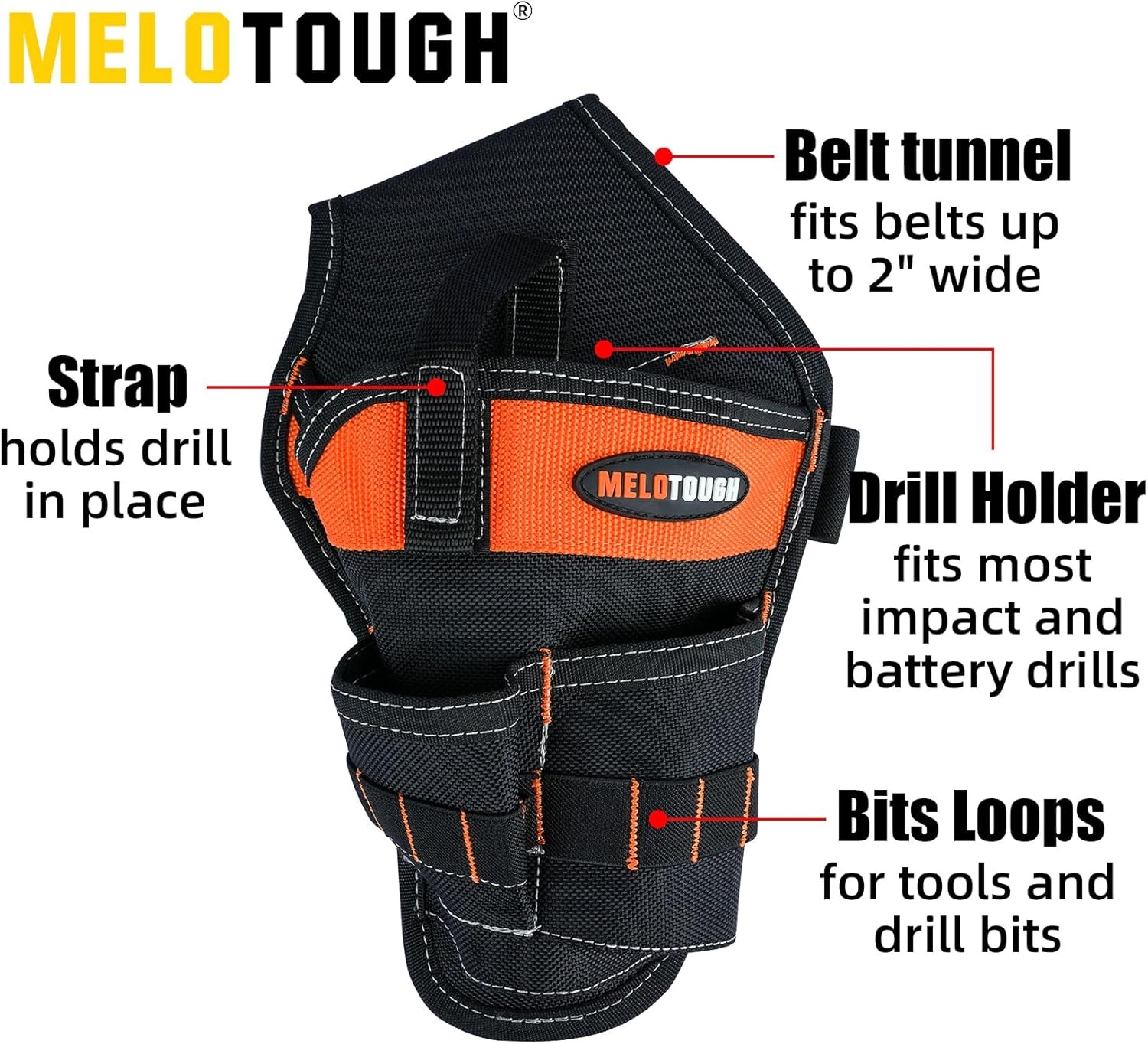Left/Right Handed Belt Cordless Drill Holster