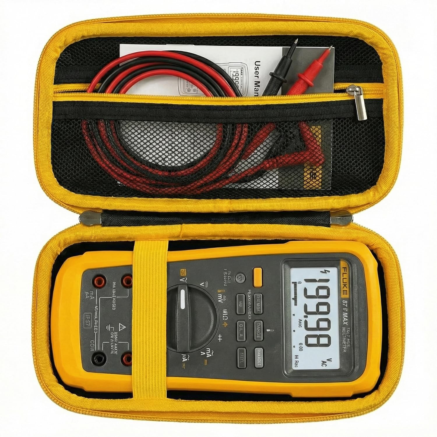 Hard Carrying Case for Fluke 87V/ 88V/ 15B+/ 17B+ and More Digital Multimeter…