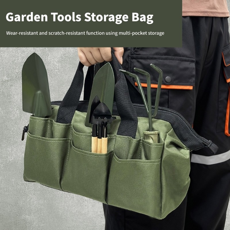 Reinforced Thick Tool Storage Bag with Reiforced Handle For Mechanics DIY