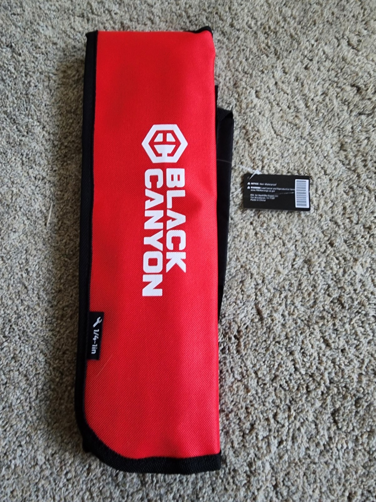 Black Canyon Roll-Up Wrench Pouch New