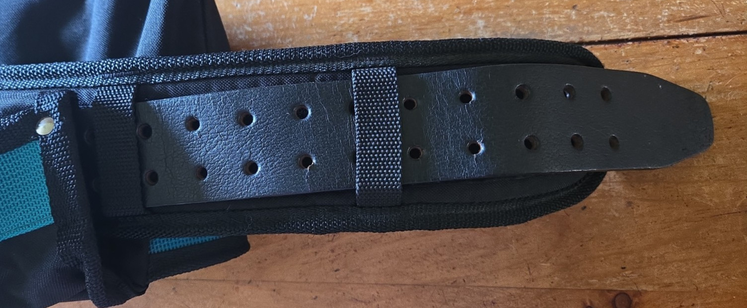 Makita Heavy Duty Tool Belt Back Support Strap Multiple Pouches 56″ Long NEW