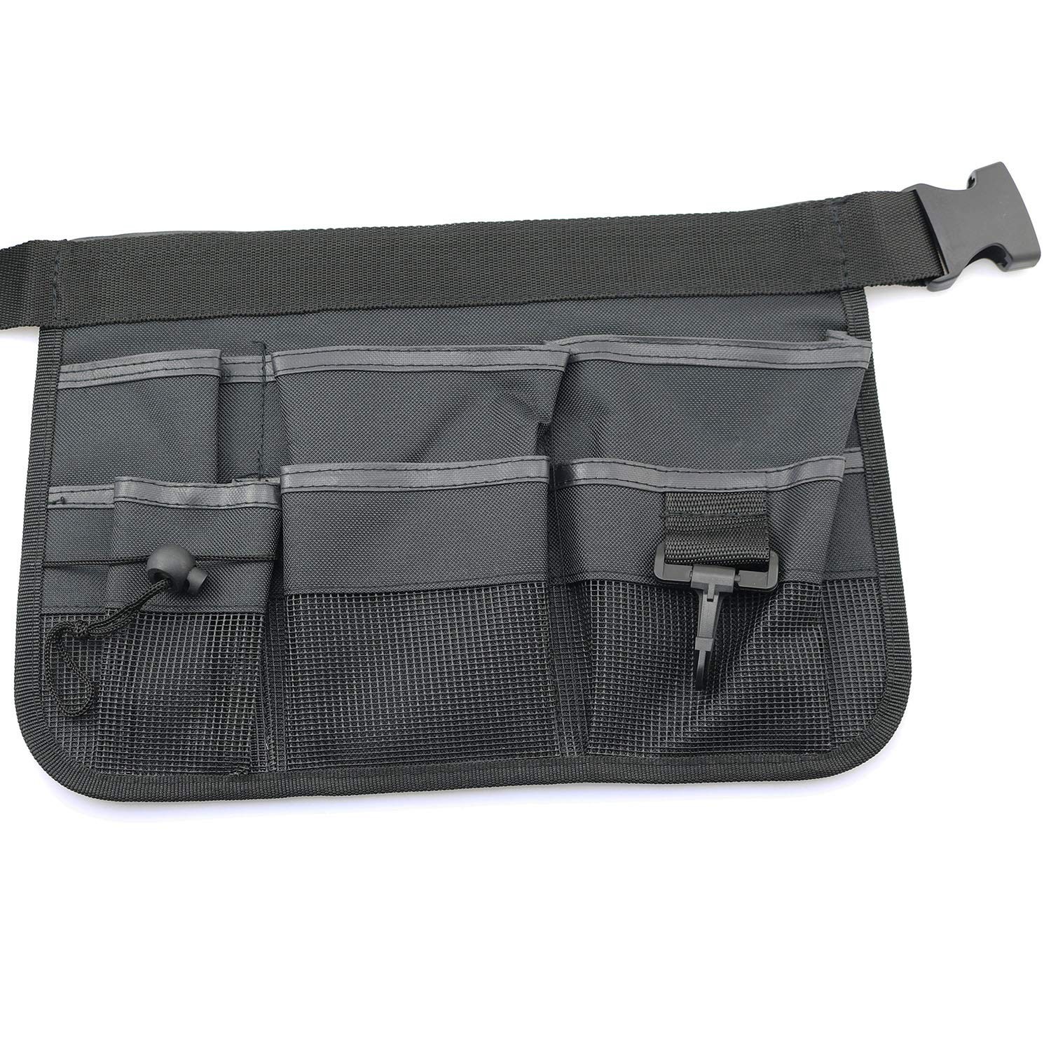 Gardening Tools Belt 13×9 inch Black Garden Waist Bag Organizer Work Apron