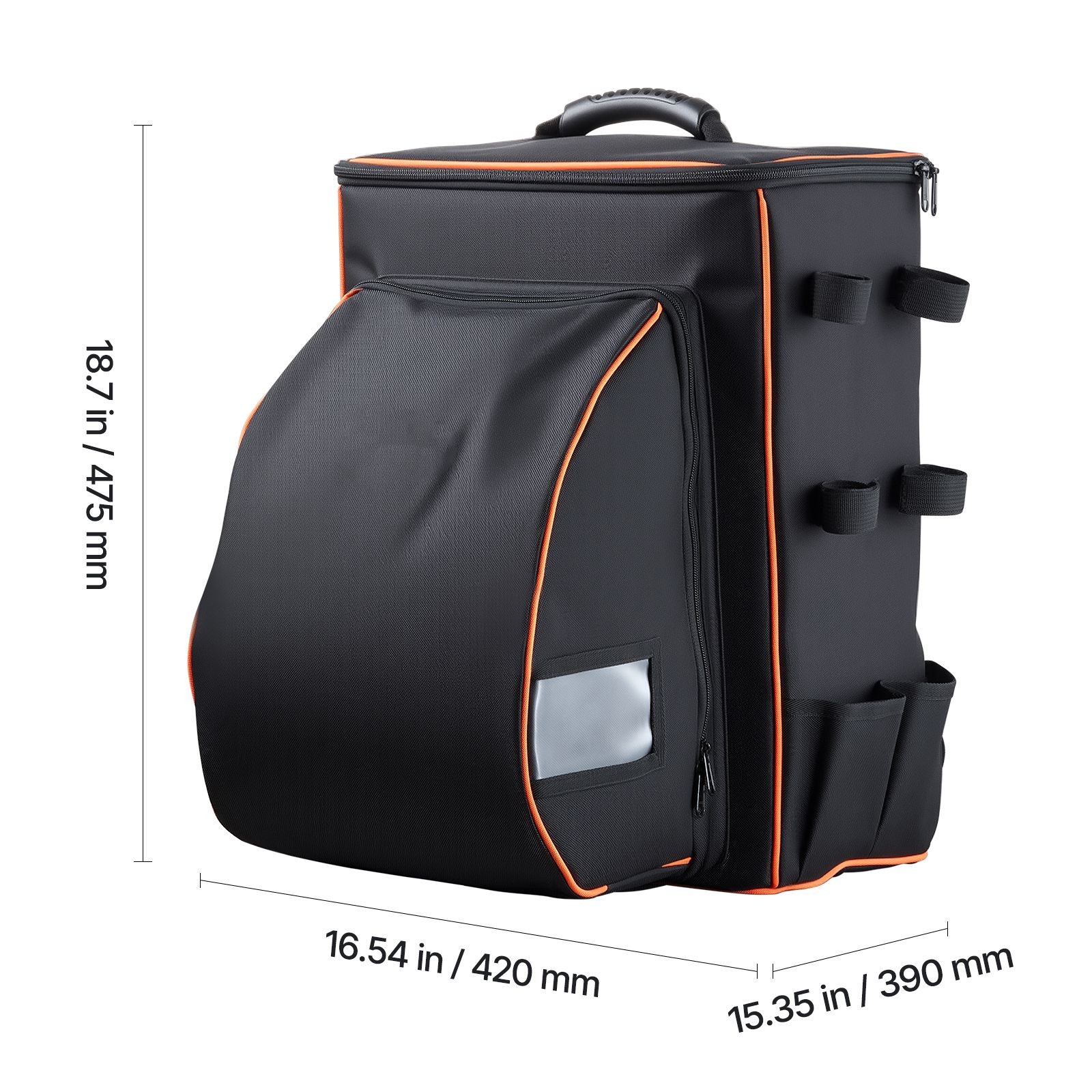 600D Welder Backpack 35.6L w/ Helmet Bag, Adjustable Straps, Anti-Slip Feet
