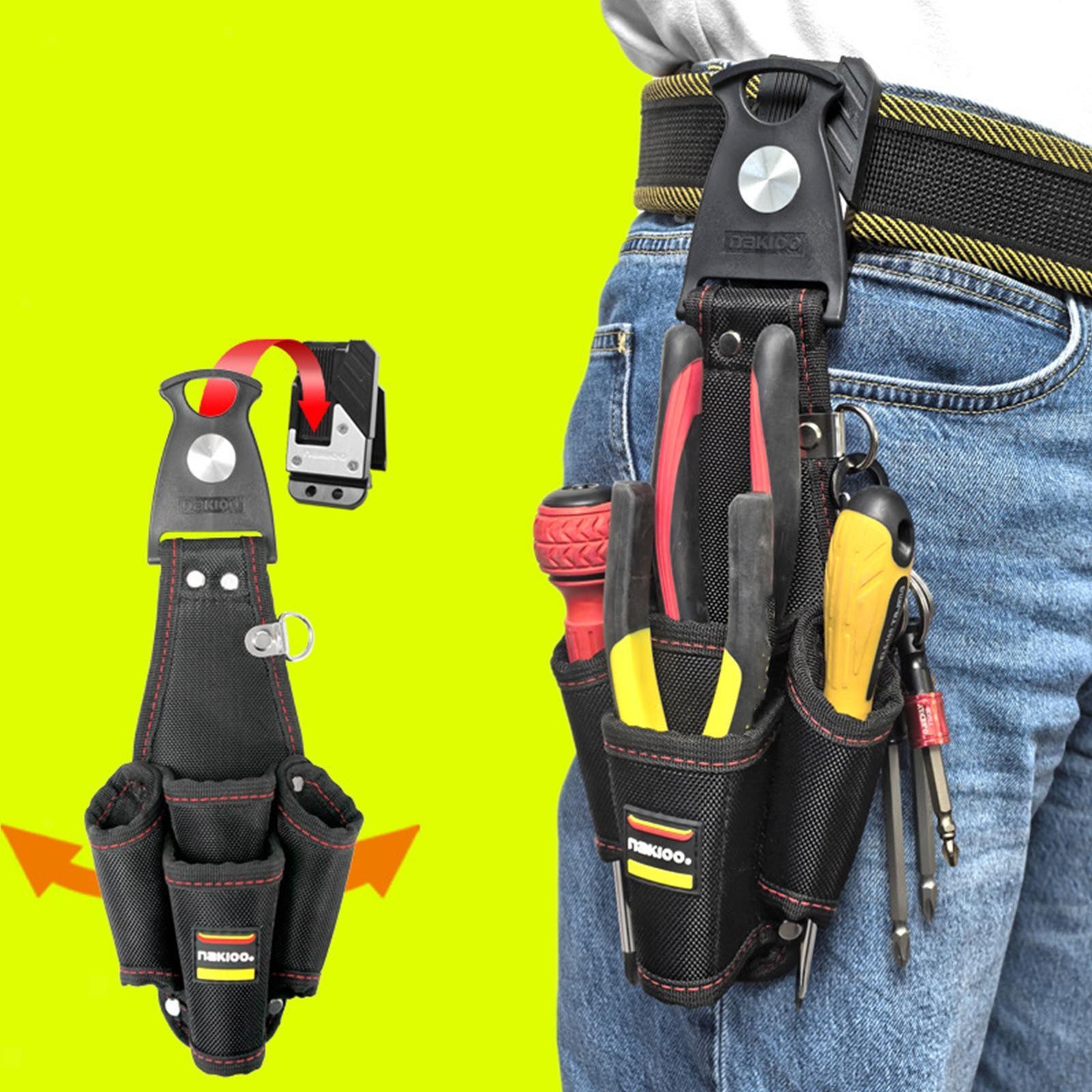 Tool Belt Electrician Tool Belt Multipurpose with Multi Pockets Utility Toolbelt