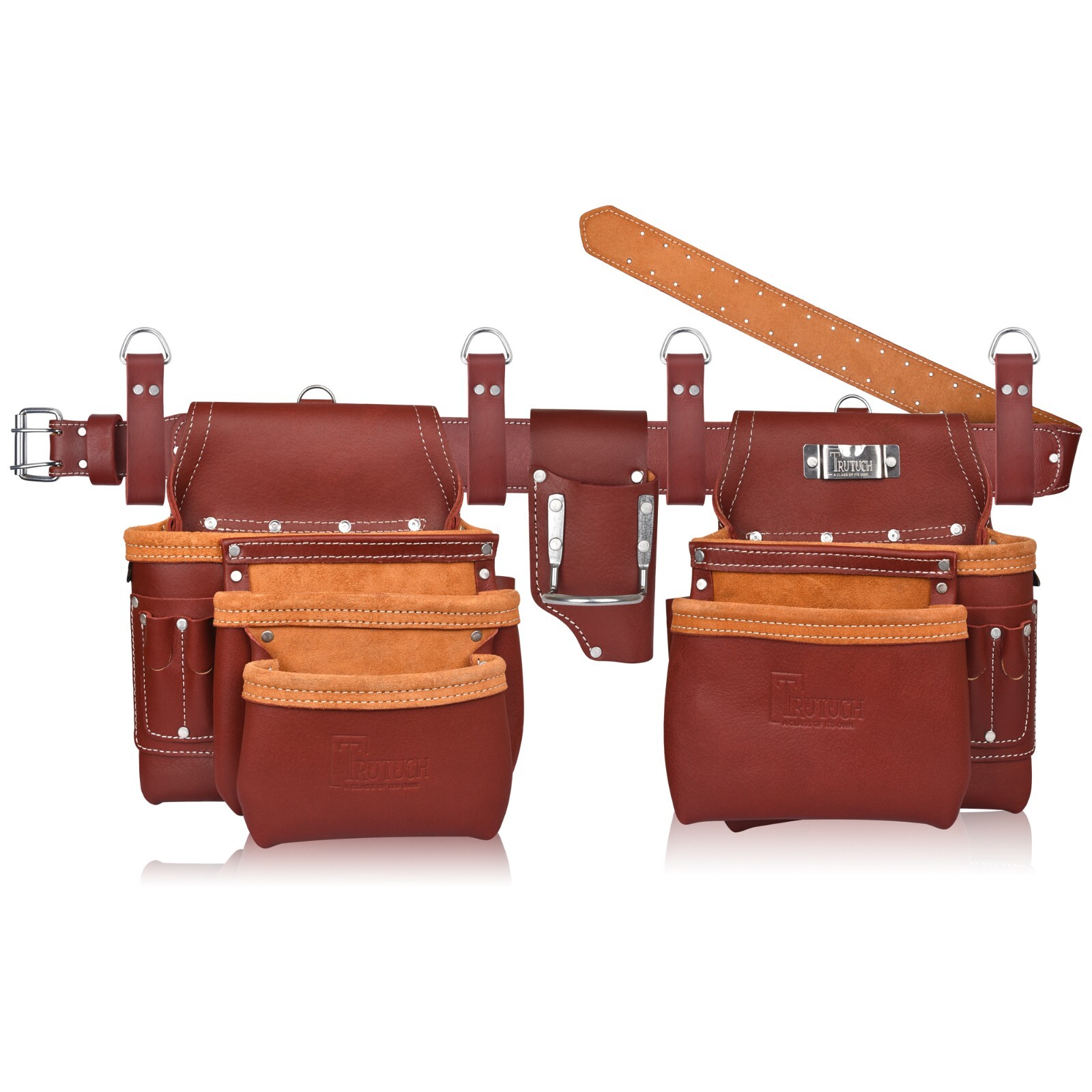 Leather Tool Belt | Carpenter Tool Pouch | Framers Tool Belt | Handyman Belt