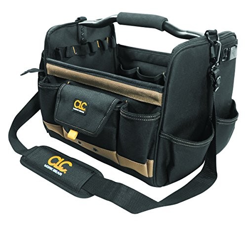 CLC 21-Pocket Open Top Soft-Sided Tool Box, 14in.W x 11in.D x 11in.H, Model#