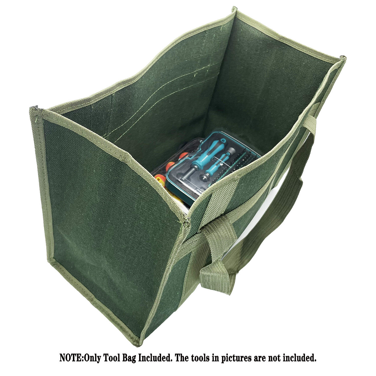 17inch Multi-Purpose Open Tote Tool Bag large space Portable 16.93×7.87×12.6inch