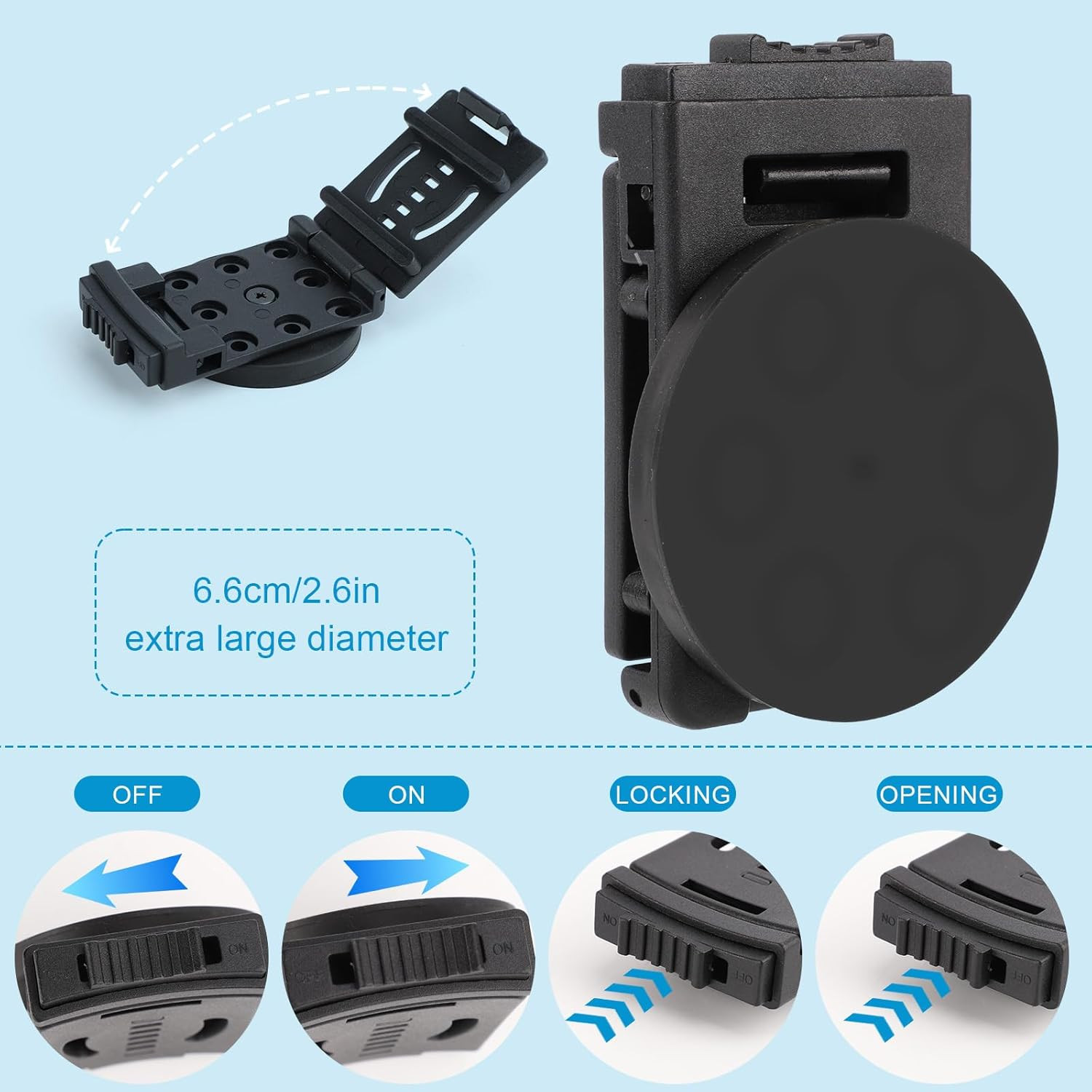 Magnetic Belt Clips, Heavy Duty Magnet Holster Magnetic Tool Holder Belt Acce…