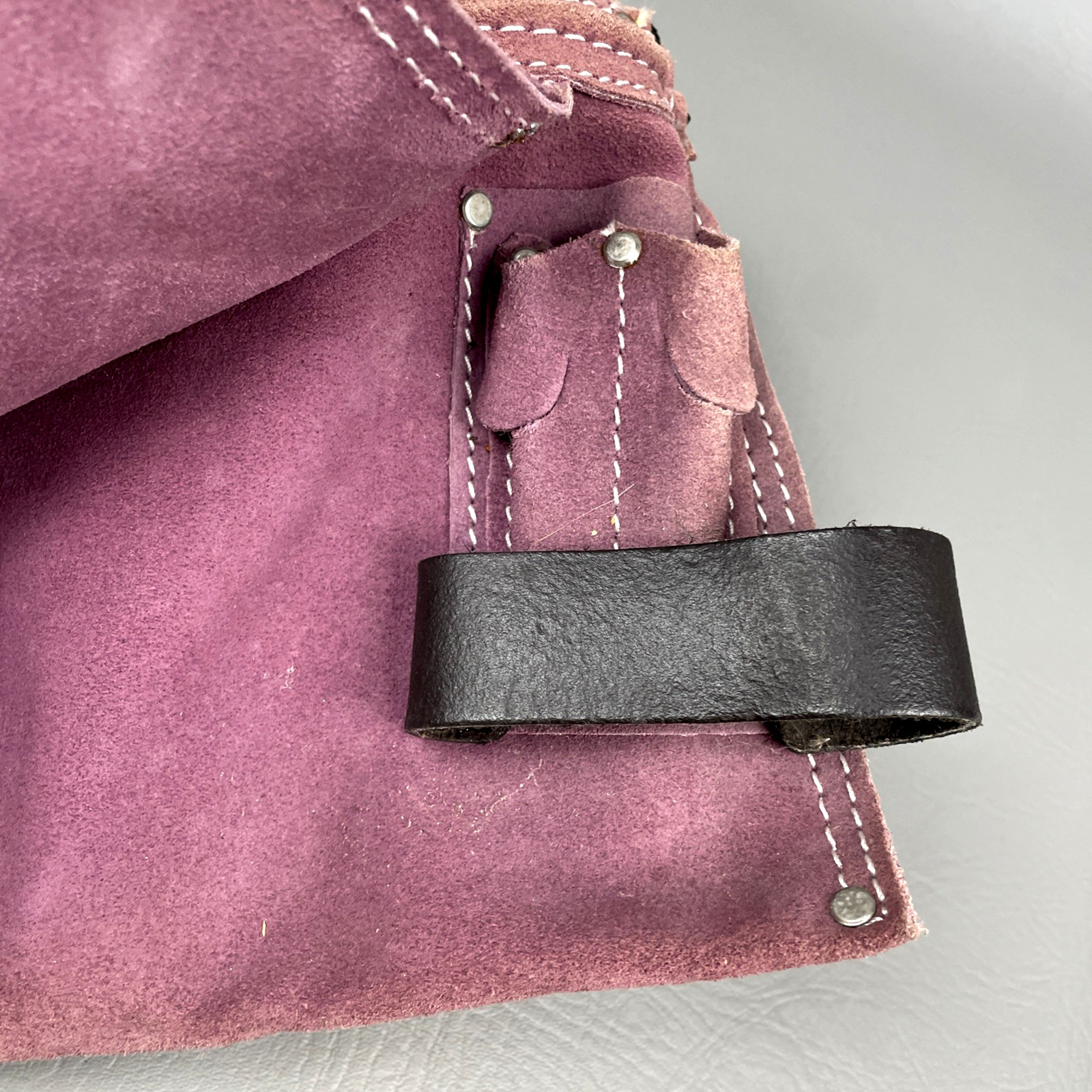 Graintex Professional Purple Suede Leather Tool Belt Work Apron
