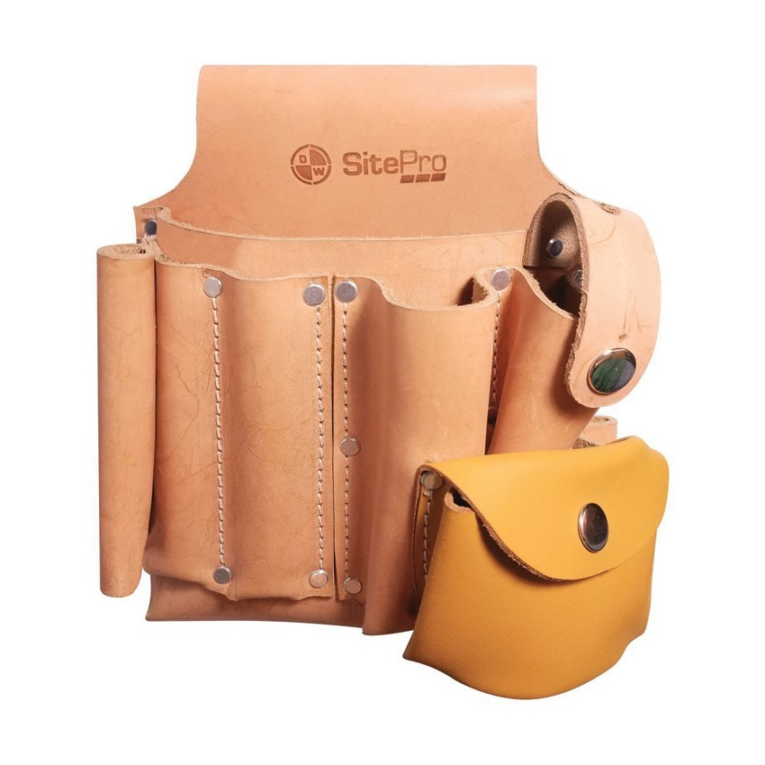 DW SitePro 9-Pocket Professional Contractor Tool Pouch NEW