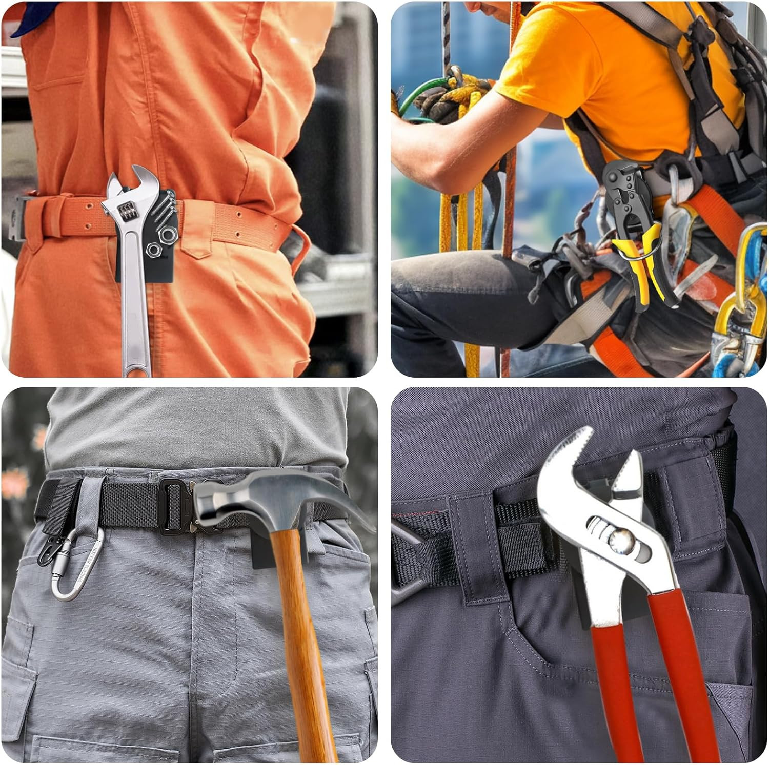 Bjsdkff-2 Pieces Magnetic Tool Holder – Strong Clip-On Belt Magnet Holster for S