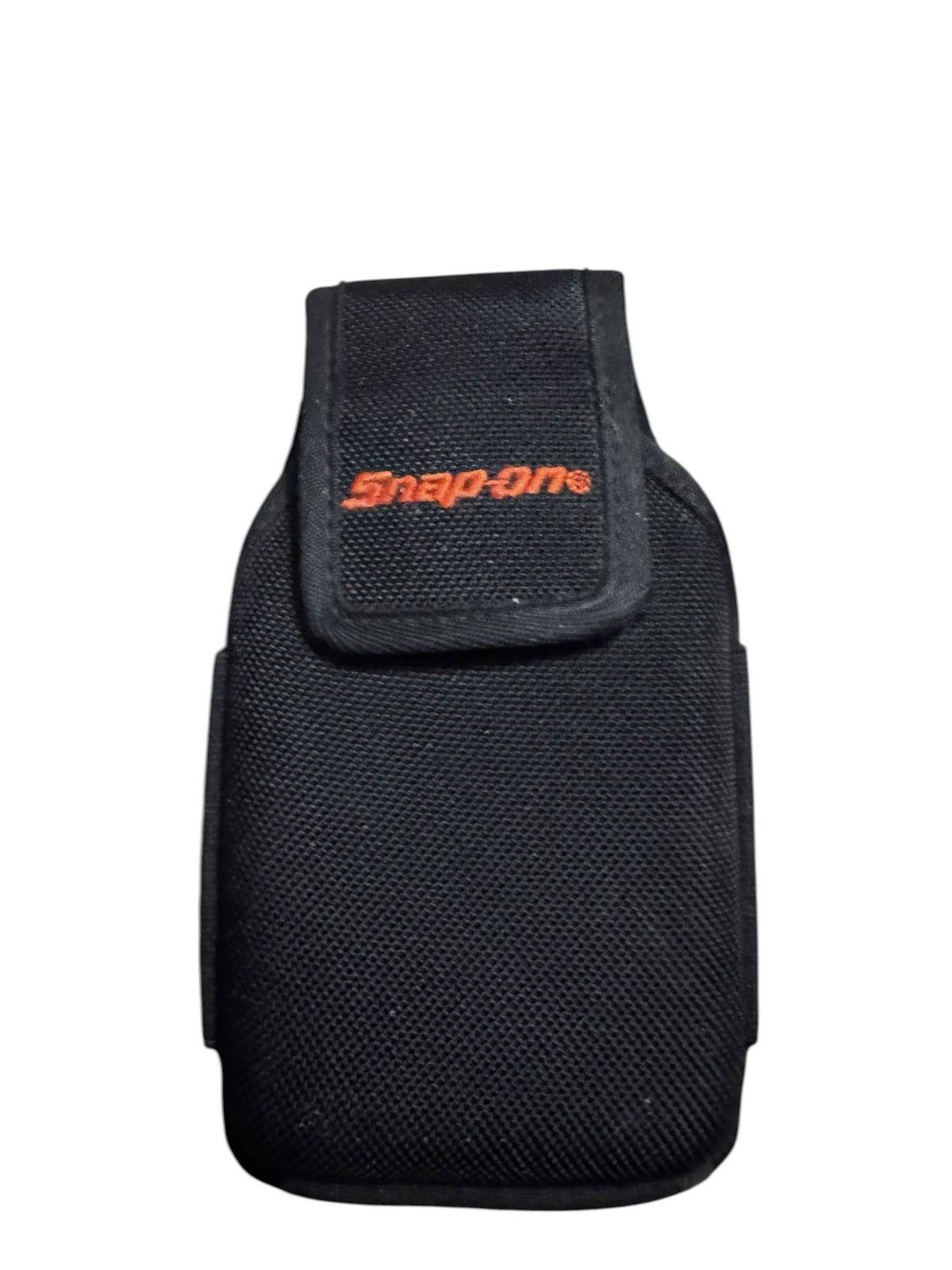 Snap-on Black Fabric PHONE CASE Tool PouchBelt Clip, Hook & Loop Closure LOOK !!