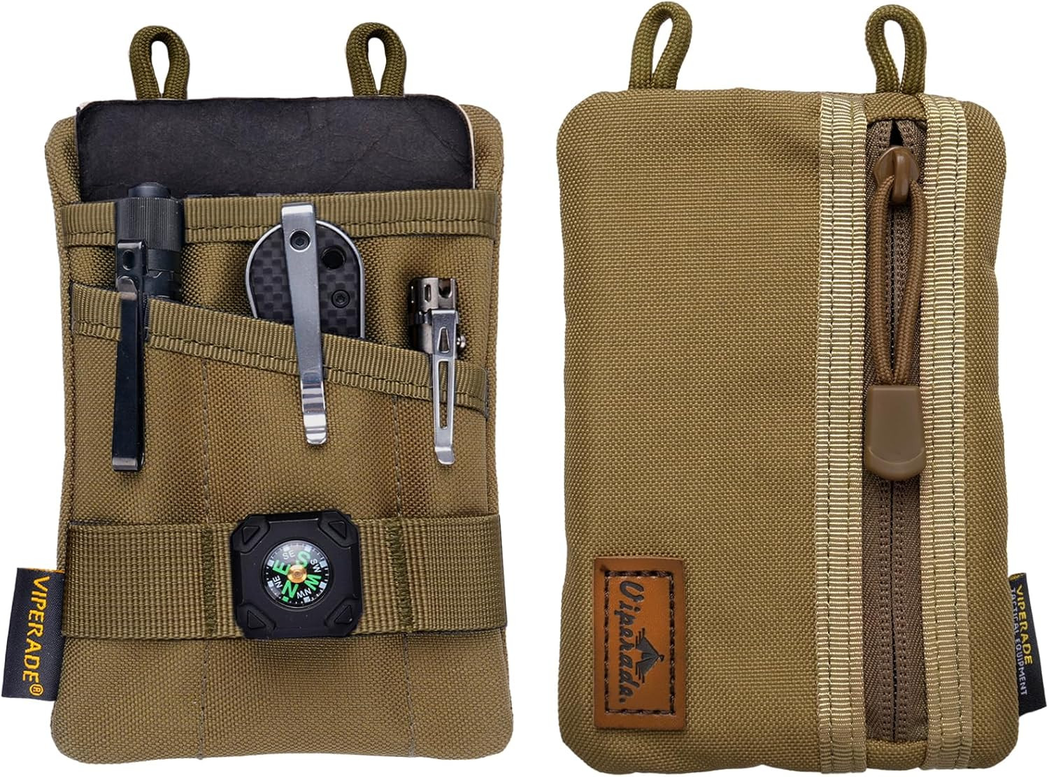 VE1 Pocket Organizer, EDC Pouch for Men, EDC Organizer Storage EDC Gears, Multit