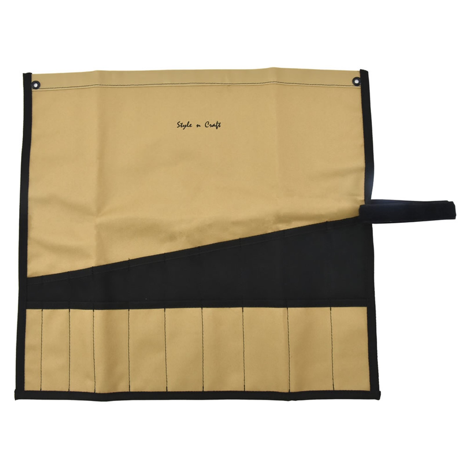Style n Craft 76508 – 20 Pocket Chisel / Tool Roll Pouch in Heavy Duty Polyester