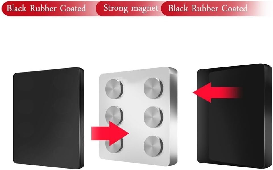 Heavy-Duty Magnetic Tool Holder Belt Clip for Tools and Accessories