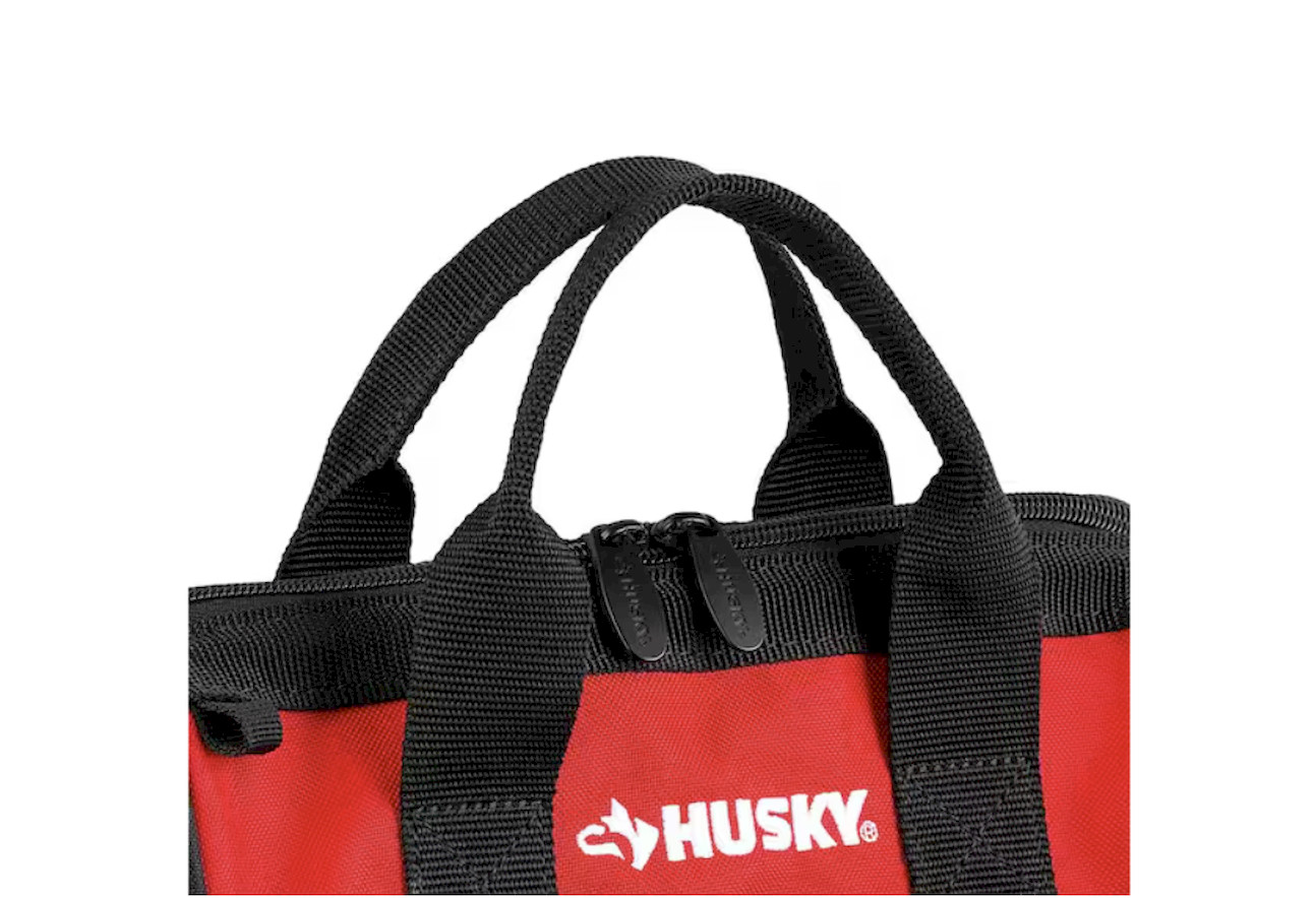 Husky 12 in 4 Pocket Zippered Tool Bag