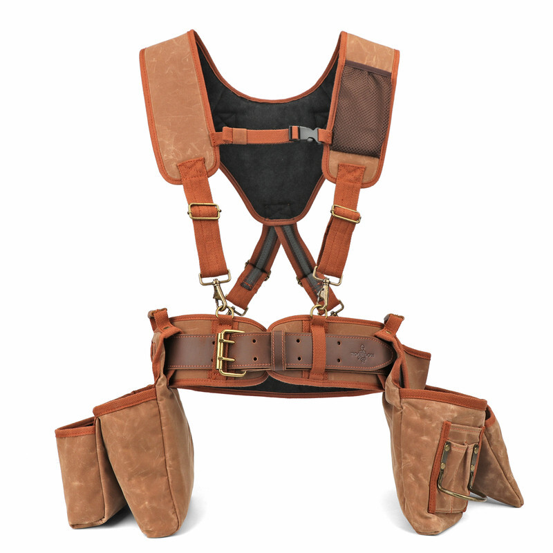 Electrician Suspenders Carpenter Framer Tool Carry Rig Belt Wasit Pack-TOURBON