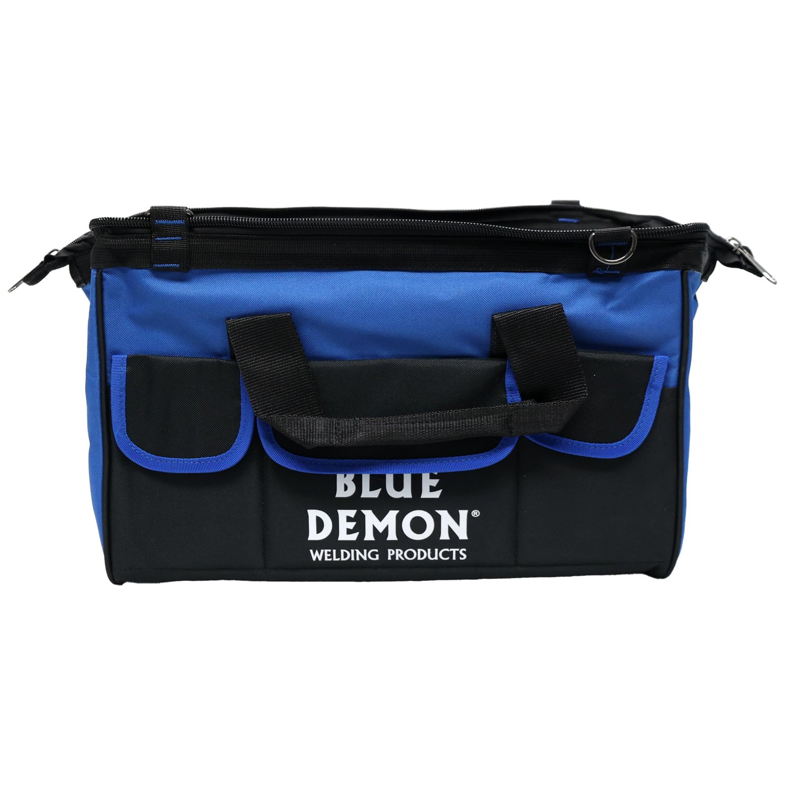 Welding Tool Bag, Wide mouth, Exterior and interior pockets, 6 exterior pocke…