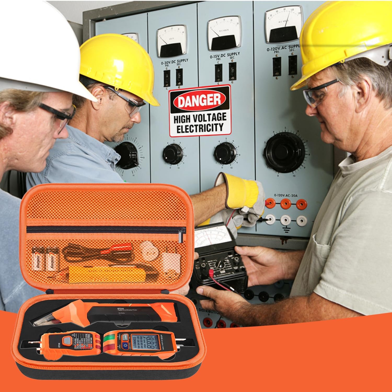 Hard Case for Klein Tools ET310 AC Circuit Breaker Finder Electric Tester & 8…