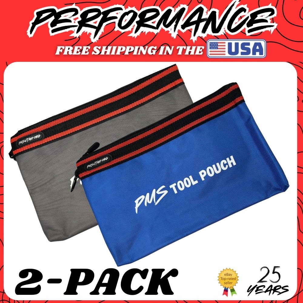 Zipper Pouch Tool Bag Heavy Duty Utility Tote Storage Lining Pouch Travel Repair
