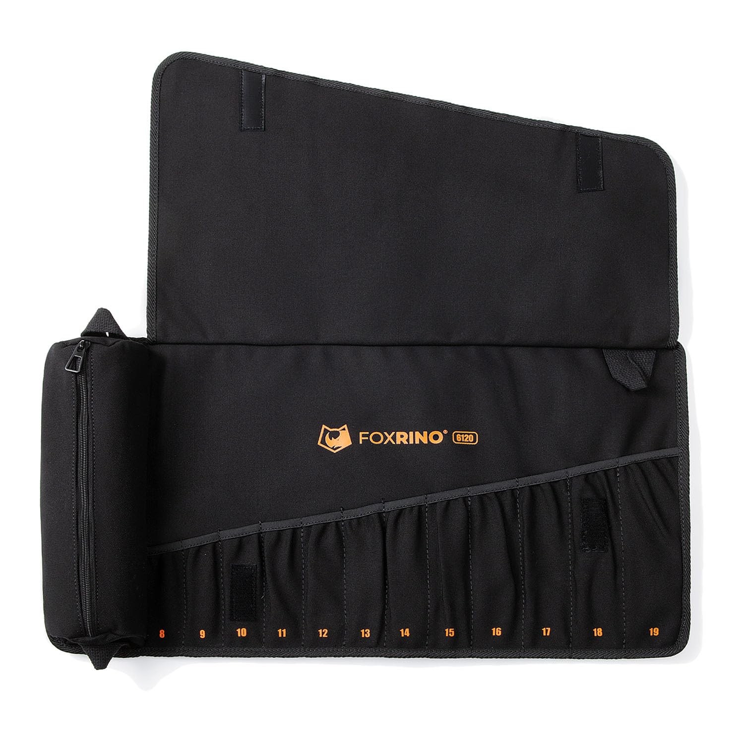 Wrench Roll Wrench Roll Up Pouch Heavy Duty Canvas Wrench Organizer Bag (Blac…