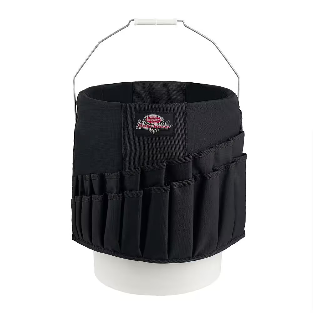 BUCKET BOSS Wrench Boss 5 Gal. Bucket Tool Organizer 44 Pockets Bulk Storage
