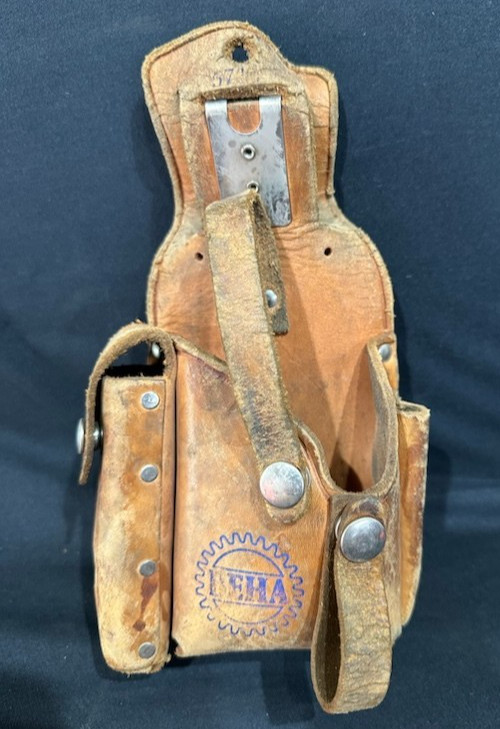 BEHA / Schell Leather Holster/Pouch for Gas Lamp Tester & Leads – Holster Only