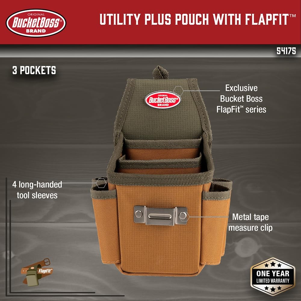 – Utility Plus Pouch with FlapFit, Pouches – Original Series (54175) , Brown