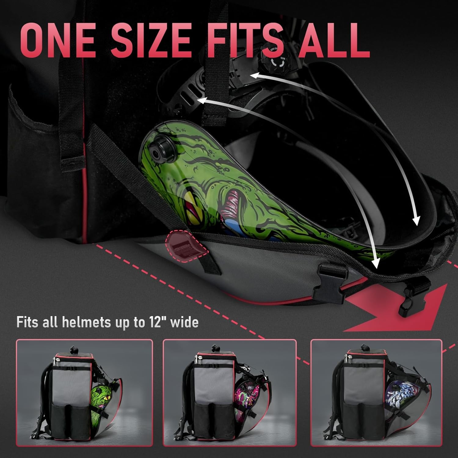 Welding Backpack, Large Capacity Professional Welding Tool Bag with Helmetcatch,