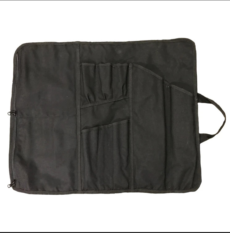 KNIPEX 9TR871000 7-Piece Tool Roll – Empty Zipper Pocket Organizer for Hand Tool