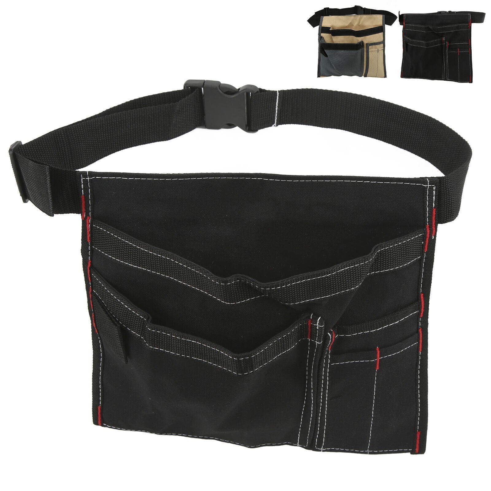 Tool Belt Bag Waist Hanging Canvas Organizer Storage Bag for Screw Nail Nut