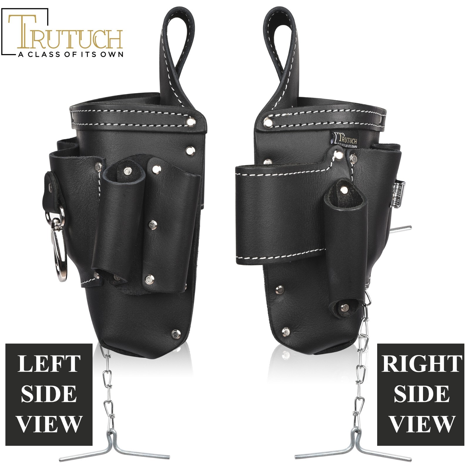 Trutuch Leather Electrician Tool Pouch | Electric Bag | Electric Pouch