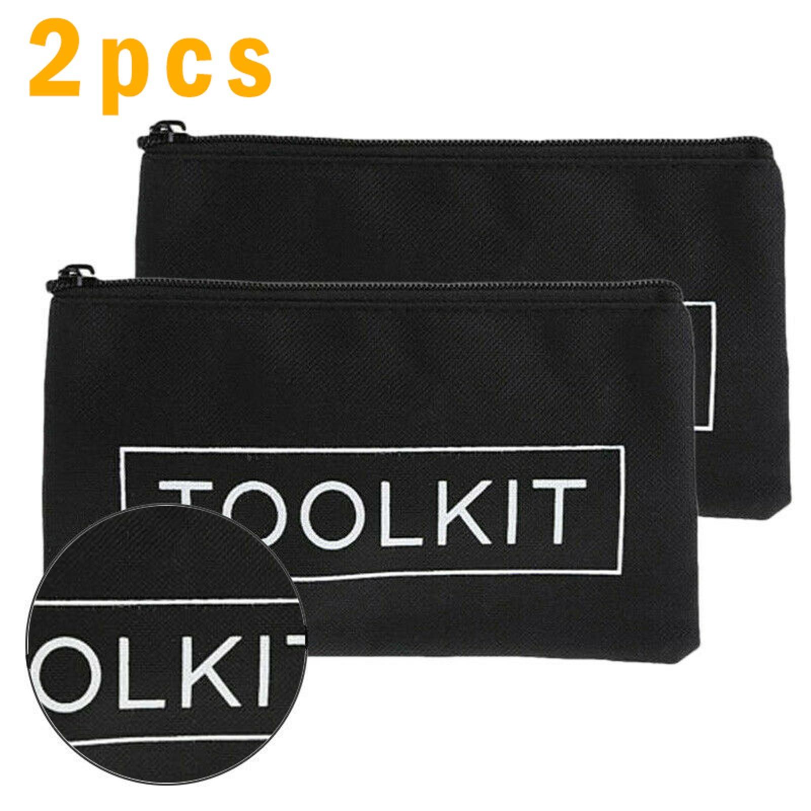2Pcs Portable Oxford Cloth Organizer Pouch Zipper Tools Bag Waterproof Gadgets
