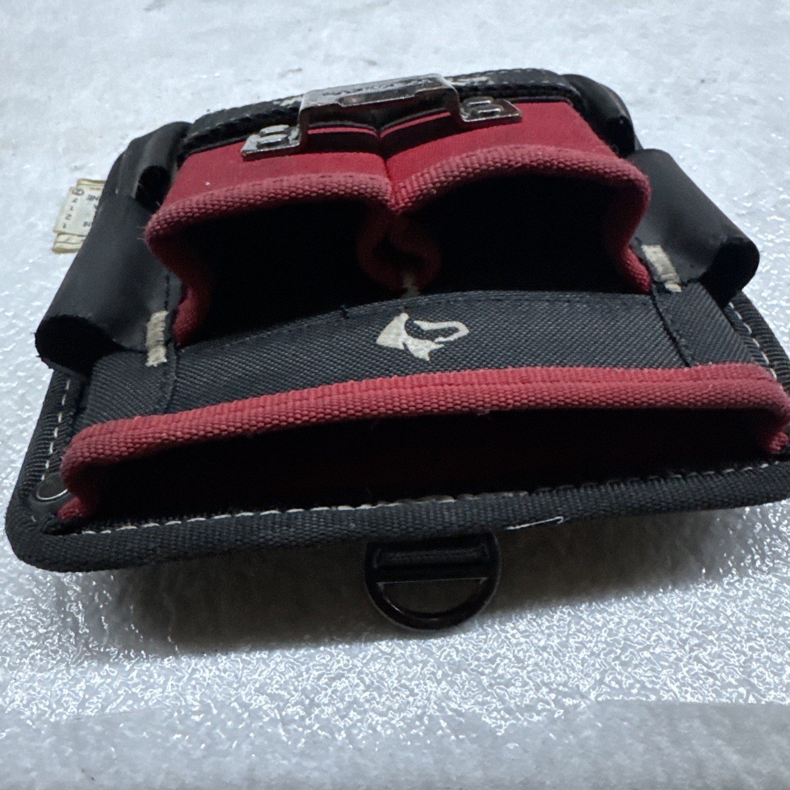 Husky 7 in. 3-Pocket Clip On Tool Belt Pouch #490