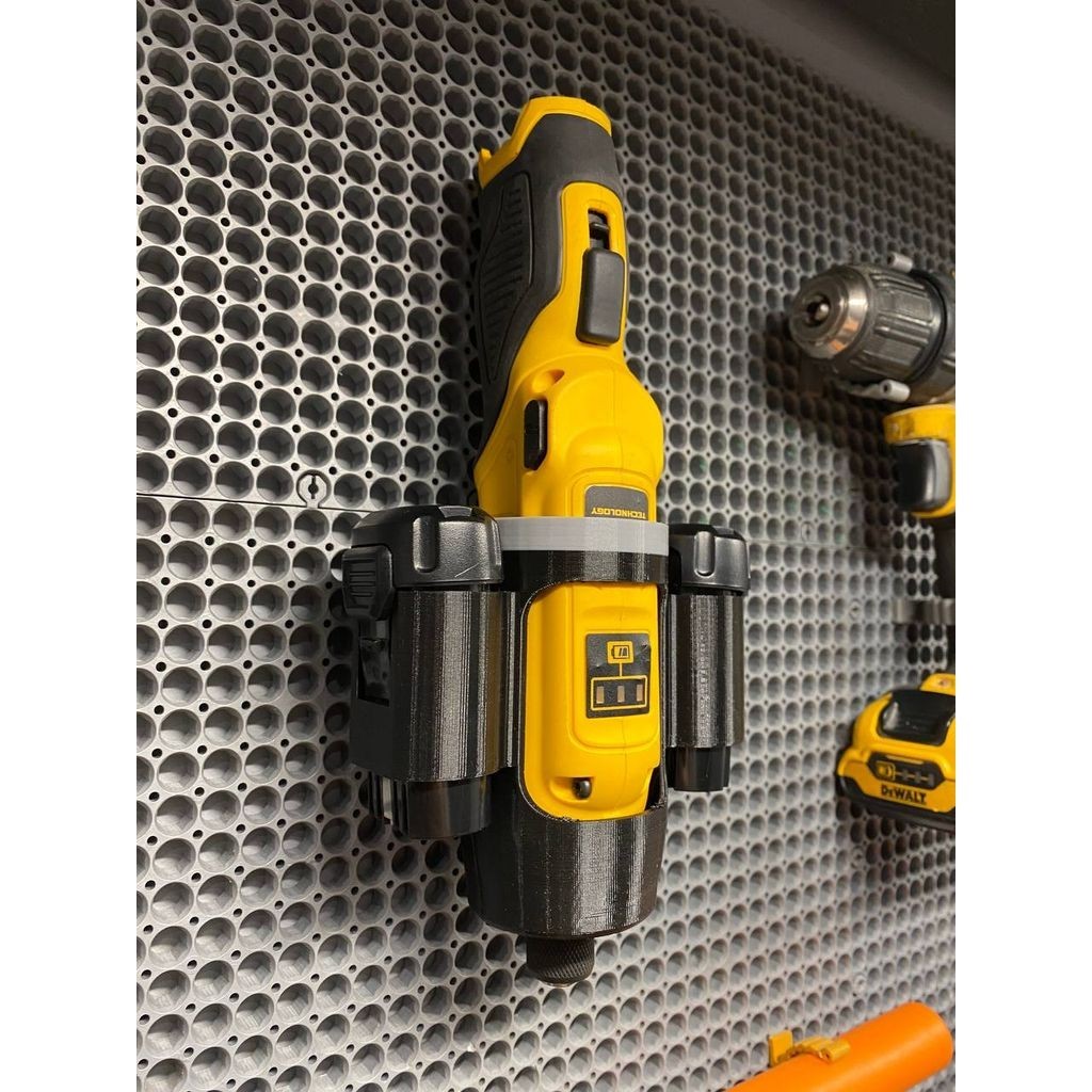 For Dewalt Gyroscopic Screwdriver DCF680 Wall Mount / Bracket w/ Battery Holder