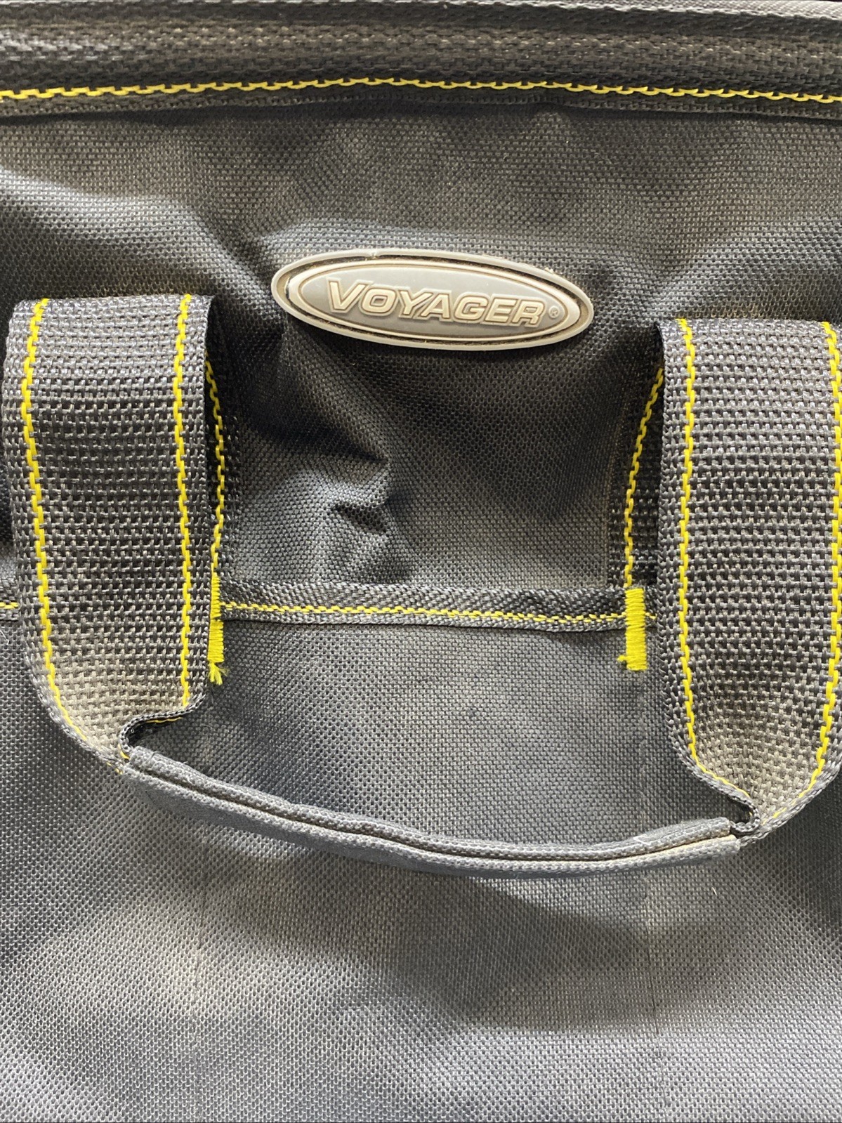 Voyager 12” Portable Tool Bag Item#61467 Black Polyester Zip Closure