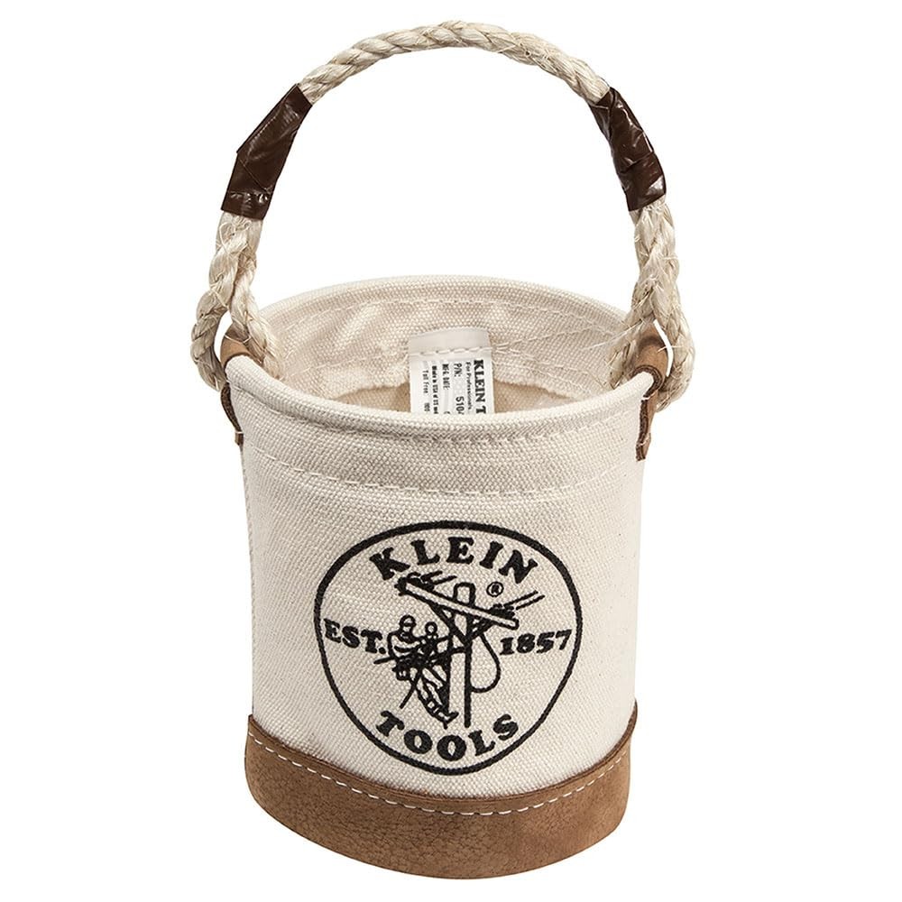 Klein Tools 5104MINI Mini Tool Bucket, All-Purpose One Size, Natural