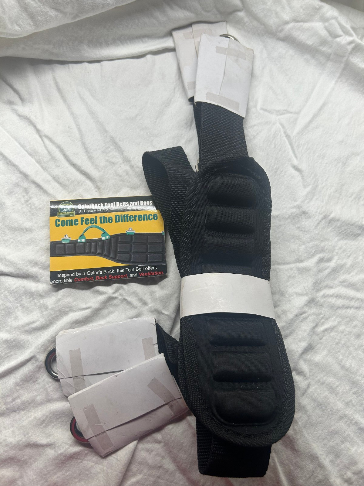 New Contractor Pro Gatorback Electrician’s 18-Pocket Pouch, Suspenders, Holders