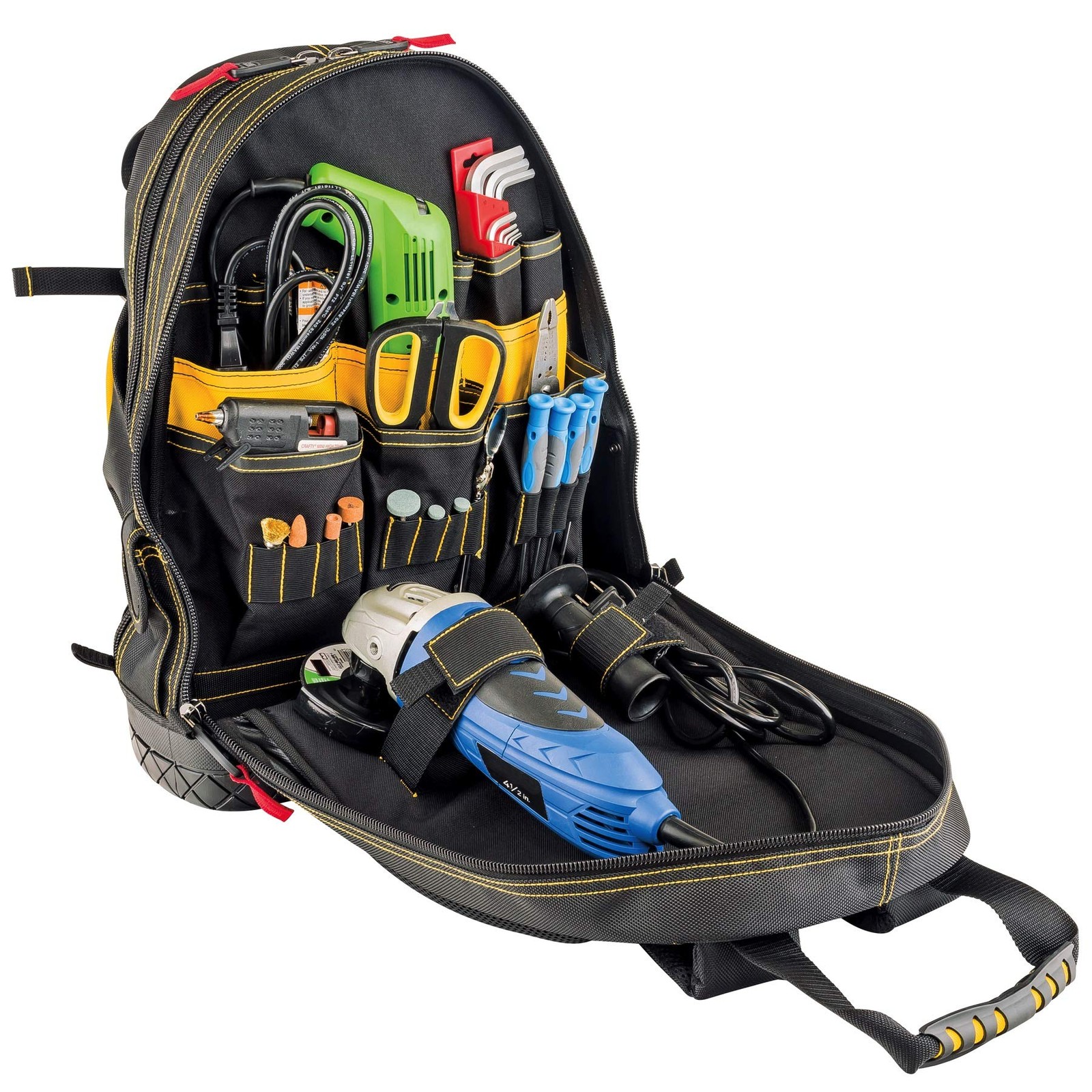 CAT 18-Inch Pro Tool Back Pack, 32 Pockets for Tool Storage and Organization, Pr