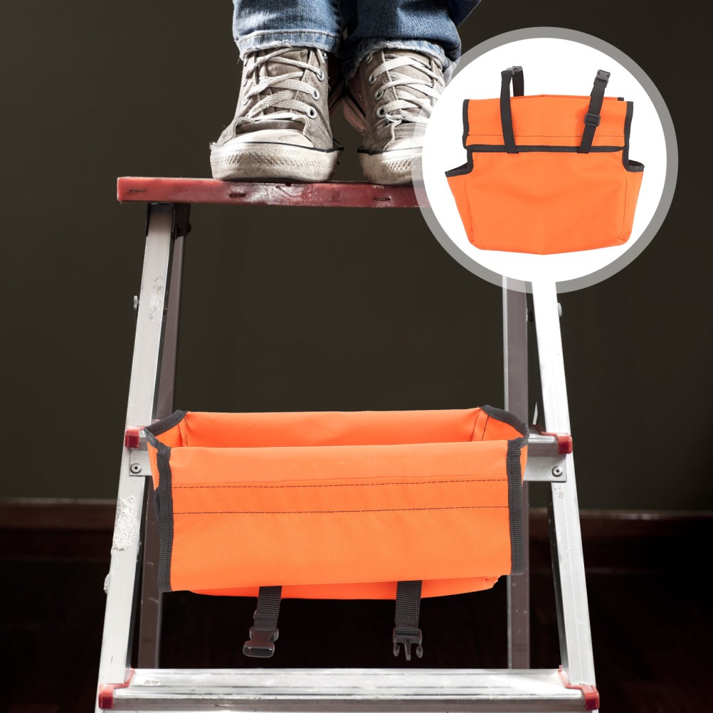 Multifunctional Tool Storage Cloth Ladder Tools Pouch Hanging Bag Accessory