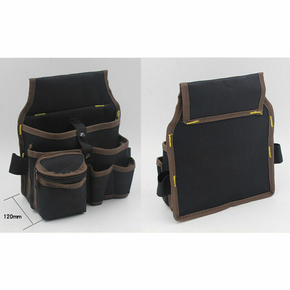 Electrician Tool Bag Waist Pocket Belt Canvas Hardware Toolkit Storage Pouch