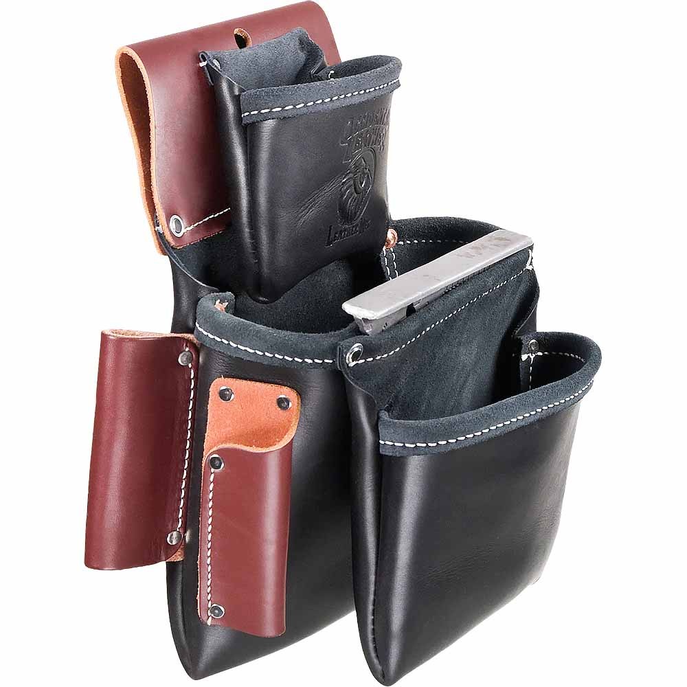 Occidental Leather B5060LH 3 Pouch Pro Fastener Bag – Left Handed, Black